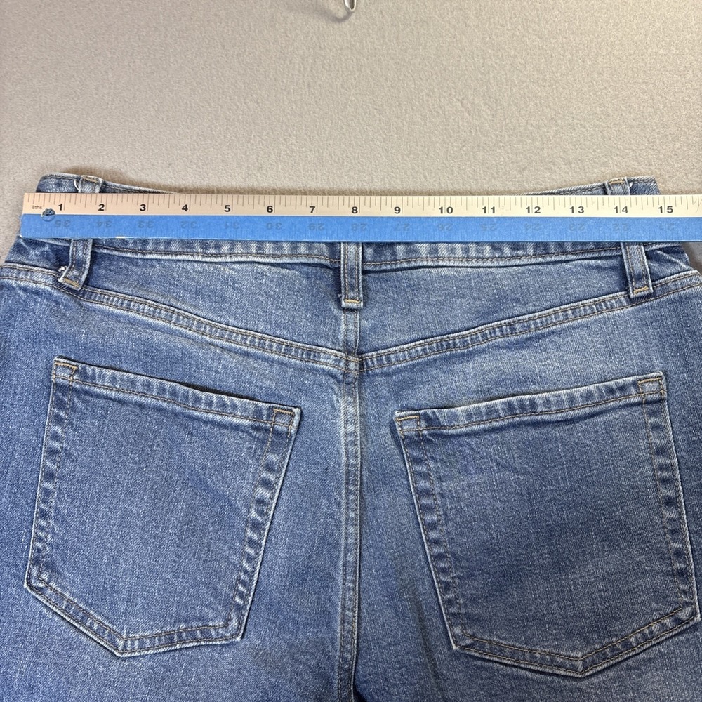 Maurices Wide Leg Jeans Women 10 Blue‎ Women Hi Rise Bohemian - Picture 6 of 11